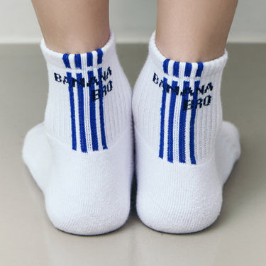 [Banana Brothers] CONNOR Instep Mesh Sports Cushion Crew Socks