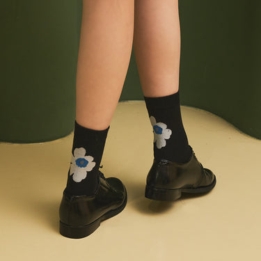 [Biarritz] TACO Flower Crew Socks