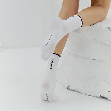 [Banana Sisters] EDGE Logo Crew Socks  – 3 Pairs (20% OFF)