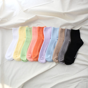 [Banana Sisters] PASTEL MINI Ribbed Ankle Socks
