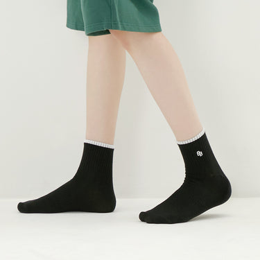 [Banana Brothers] SIMPLE B Logo Ankle Socks