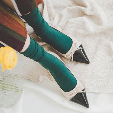 [Biarritz] CREASE Ribbed Socks