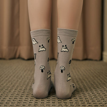 [Banana Sisters x OKAYTINA] SMALL TINA All Over Patterend Crew Socks